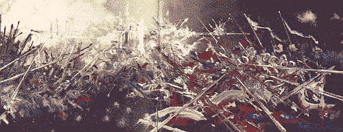 Klick: Bild 503kB: ,,Die Befreiung Orleans
durch Jeanne d`Arc´´; G. Mathieu 1982