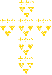 Grafik: Symbolische Lilien, Zeichen für Jeanne