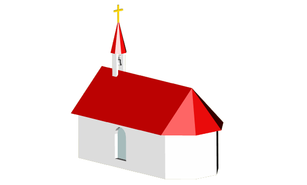 Kapellentypische Rückseite, Seitenfenster, Glocke, Turm, Kreuz
(vergoldet, Messing poliert?)